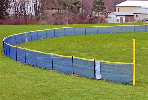 softball field fencing